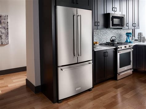 stainless steel cabinet depth refrigerator|costco counter depth refrigerators.